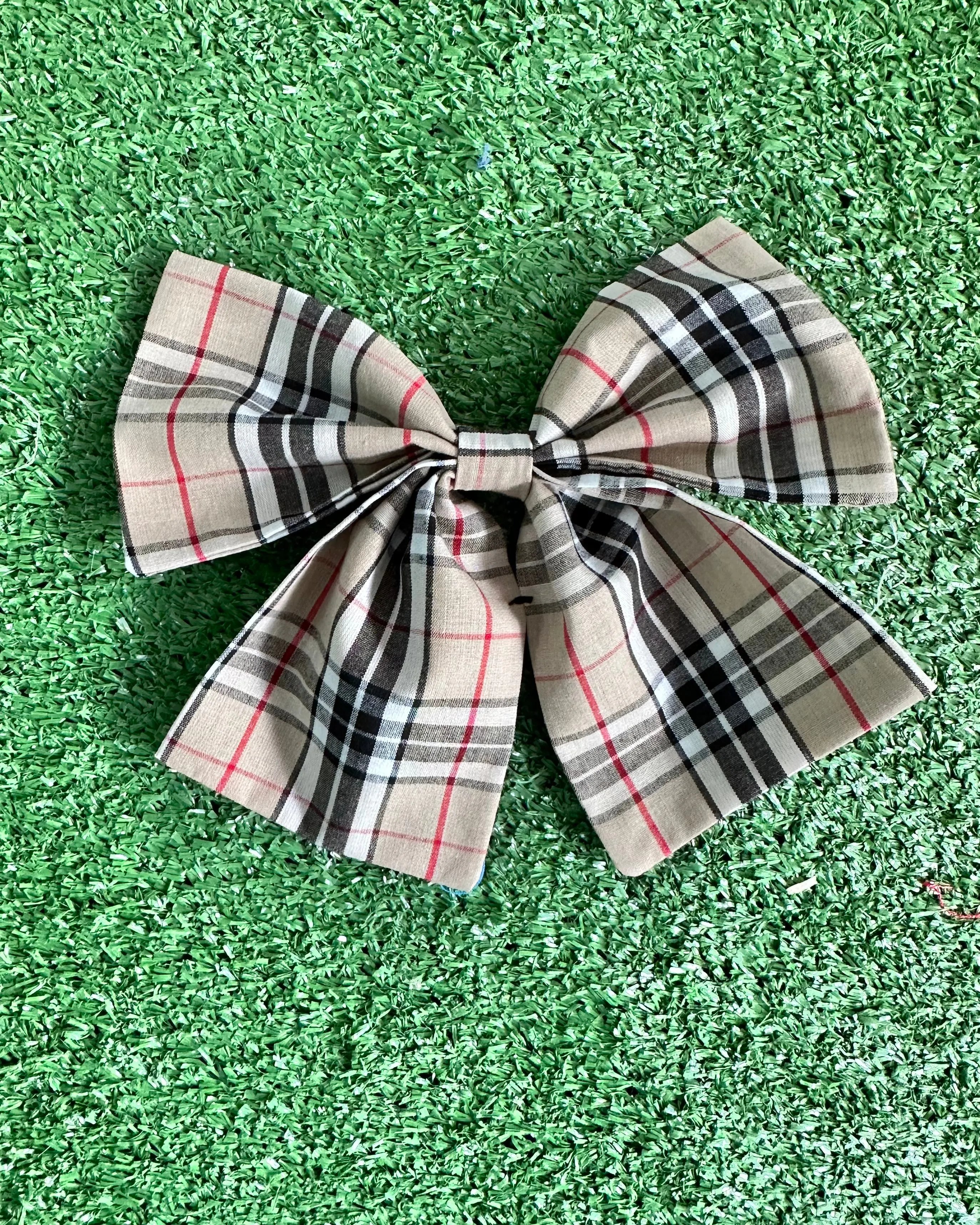 Tartan Hair Bow (Medium)