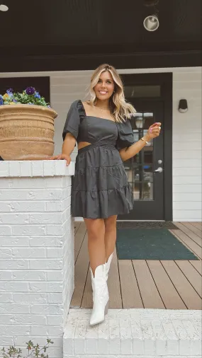 The Black Knight Cut Out Dress