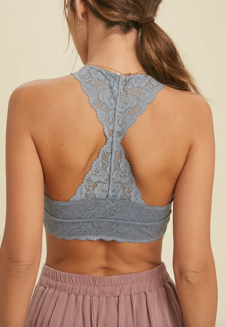 The Claire Racerback Lace Bralette