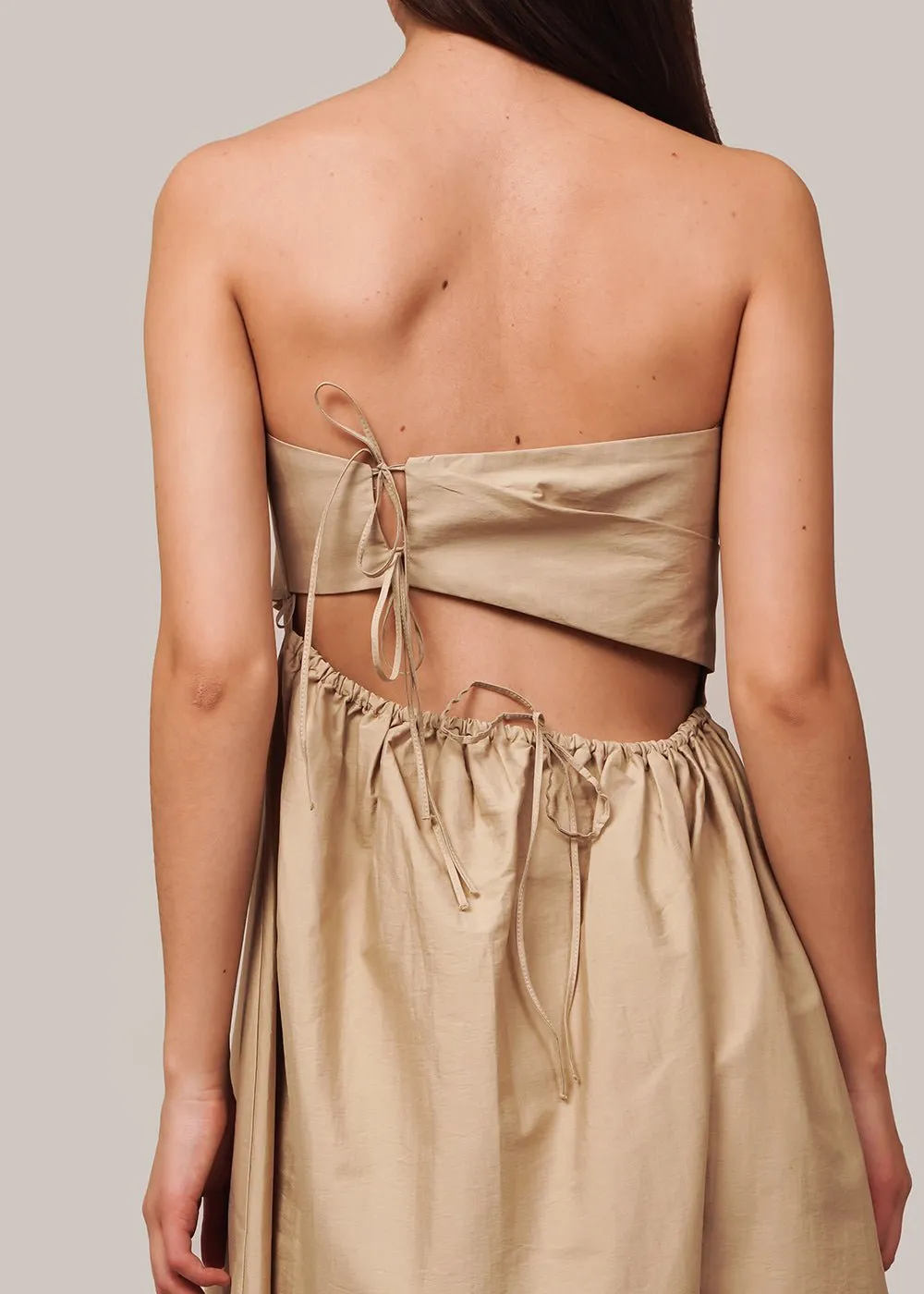 Toasted Strapless Dress