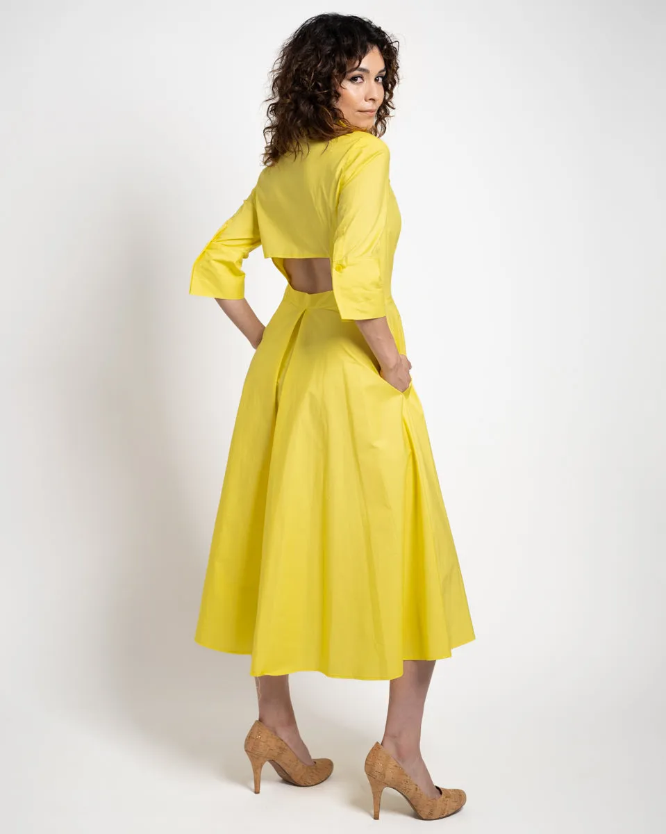 Valeria ShirtDress/ Sunflower Yellow